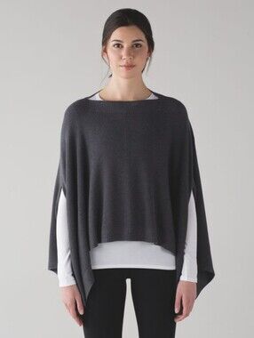 Lululemon Forward Flow Cape Sweater Cashmere Mix